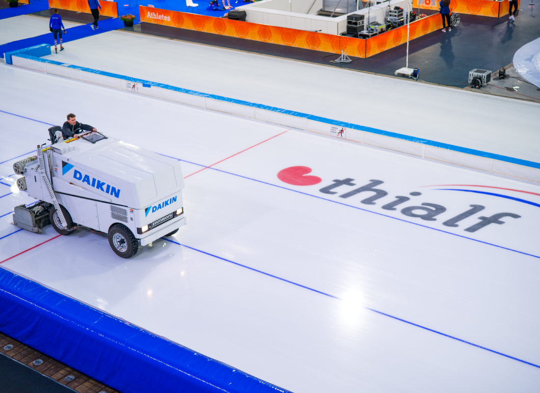 Research into sustainable production of faster ice in Thialf Ice Stadium